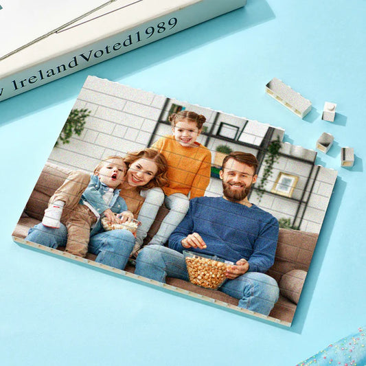 Personalized Building Brick Custom Photo Block Square Shape Gifts for Kids