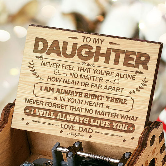 I Am Always In Your Heart - Dad To Daughter, Music Box