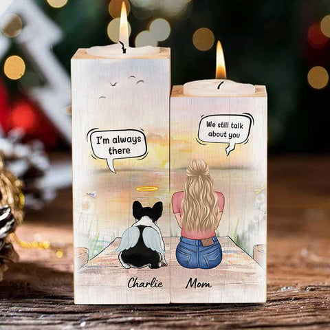 We Still Talk About You - I'm Always There - Personalized Candle Holder