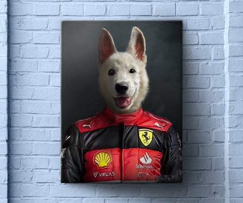Red Ball, Custom Formula Racing Car, Funny Pet Lover Gift