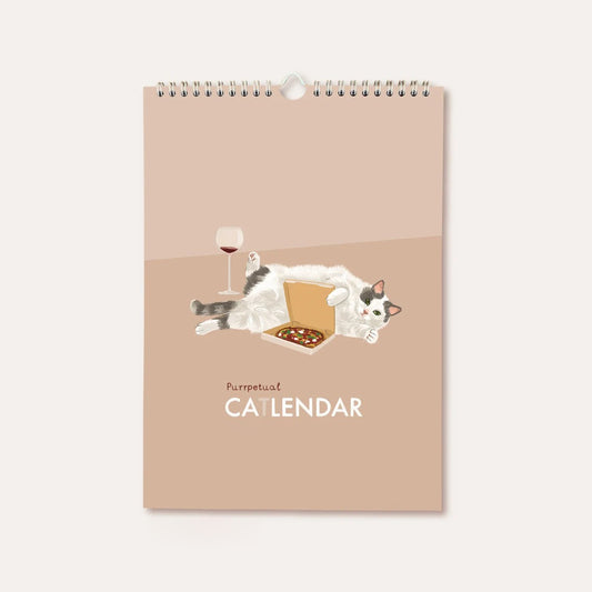 | FREESHIP | Birthday Cat Calendar - Purrpetual CATlender