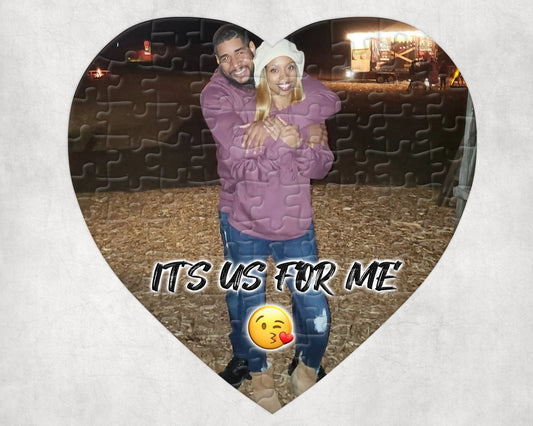 "It's Us For Me" Puzzle - Custom Image Puzzle