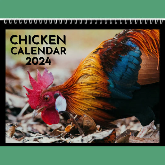| FREESHIP | Chicken Calendar 2024 Gift Idea For Chicken Lovers - Wall Calendar