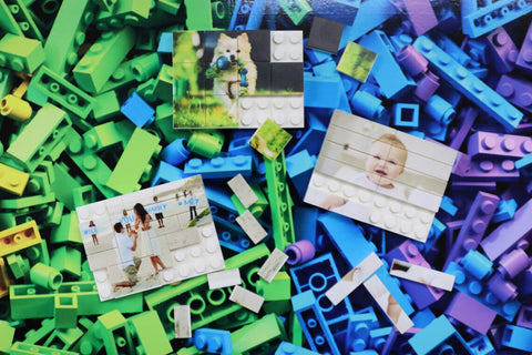 Personalized Building Brick Puzzle Photo Blocks - Personalized, Building Block, Puzzle, Gift, Him, Birthday, Anniversary