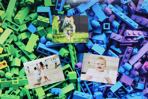 Personalized Building Brick Puzzle Photo Blocks - Personalized, Building Block, Puzzle, Gift, Him, Birthday, Anniversary