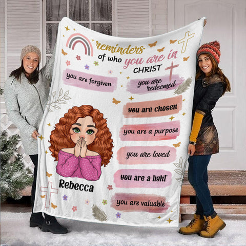 Reminders Of Who You Are - Personalized Blanket - Meaningful Gift For Birthday