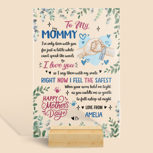 1st Mother's Day - Personalized Acrylic Plaque - Best Gift For Mother