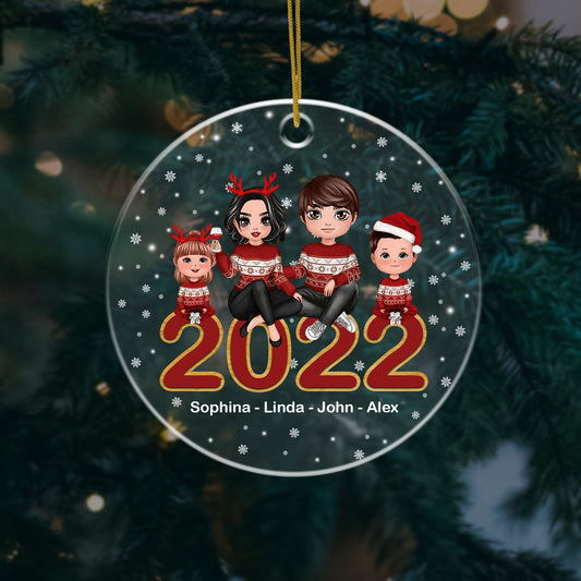 2022 Family Christmas Ornament - Personalized Christmas Gift