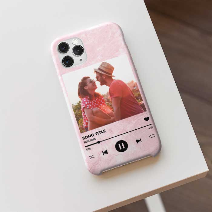 Custom Photo Love Songs - Upload Image, Gift For Couples, Husband Wife - Personalized Phone Case