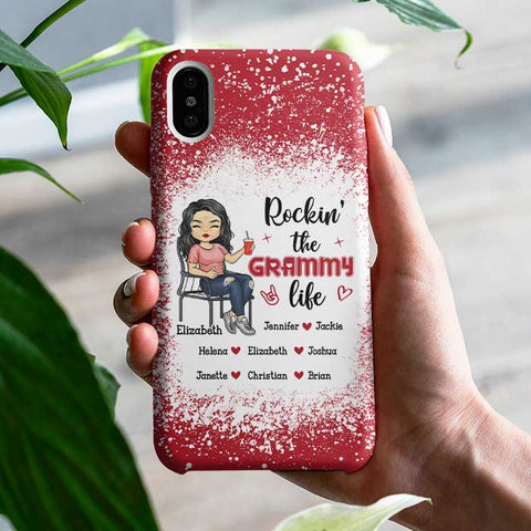 Just Rockin' This Fantastic Grandma Life - Gift For Grandma - Personalized Phone Case