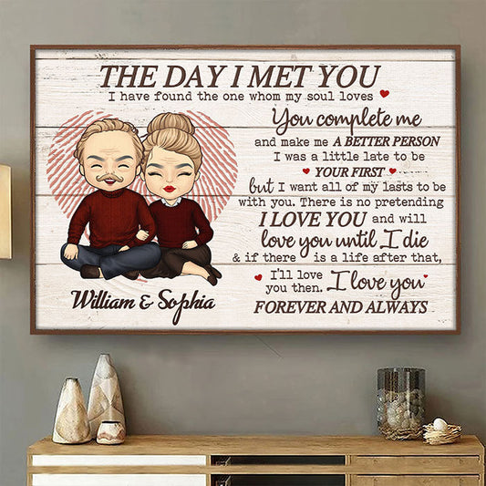 I Love You And Will Love You Until I Die - Gift For Couples, Husband Wife - Personalized Horizontal Poster