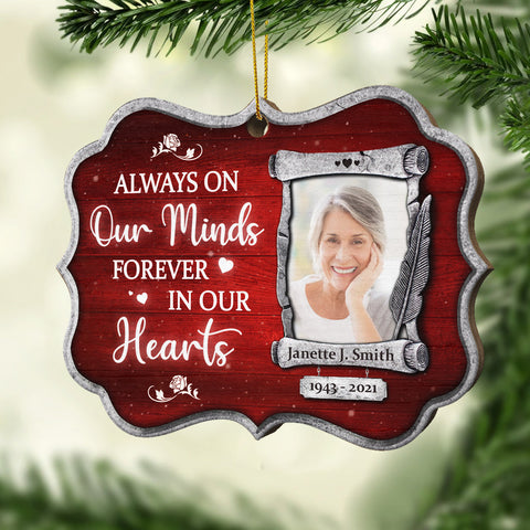 There Is A Little Bit Of Heaven In Our Home - Personalized Shaped Ornament