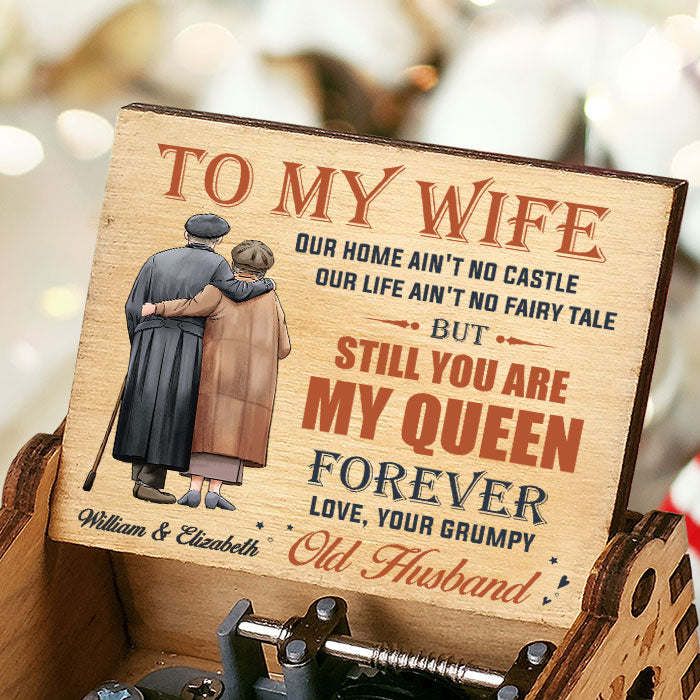 Our Life Ain't No Fairy Tale, But I Love You - Gift For Couples, Personalized Music Box