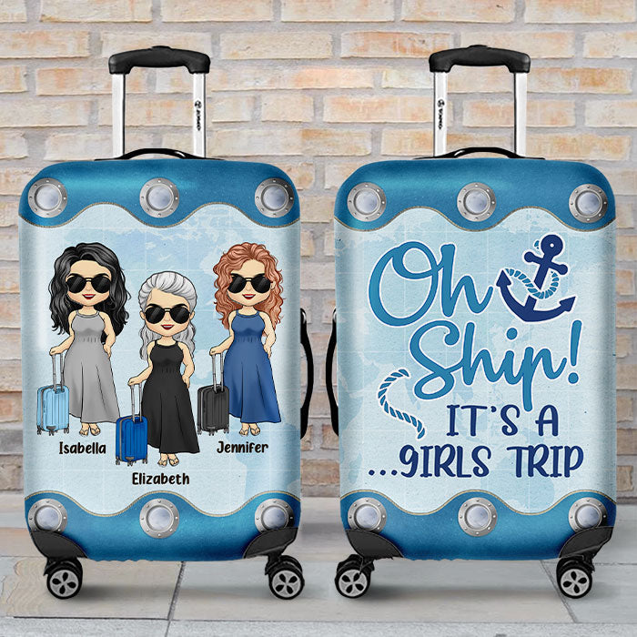 It's A Girls Trip - Personalized Luggage Cover