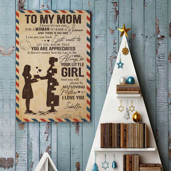 To My Beloved Mom & Dad - Personalized Vertical Poster