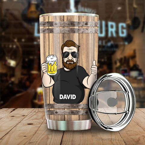 Building My Dad Bod - Gift For Dad, Grandpa - Personalized Tumbler