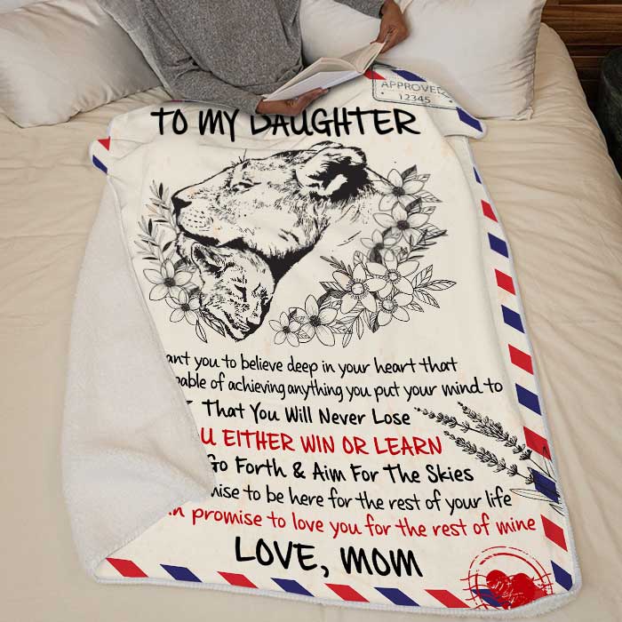 I Promise To Love You For The Rest Of My Life - Mom To Daughter, Blanket
