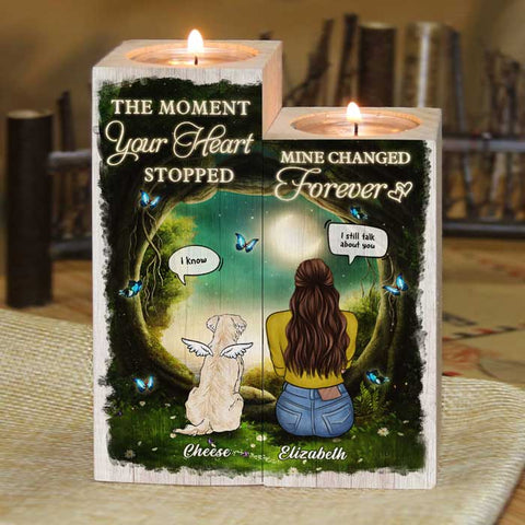 Your Loss Made Me Hurt - Personalized Candle Holder - Memorial Gift, Sympathy Gift