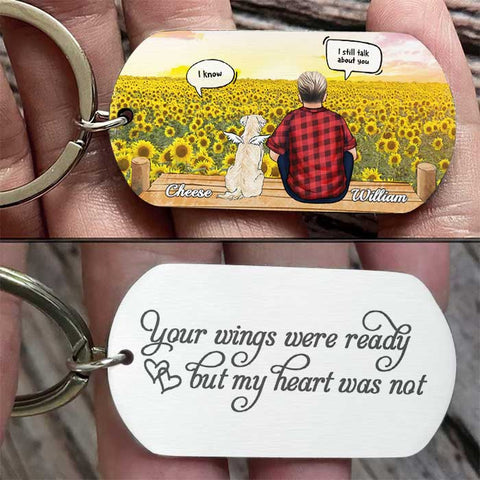 Forever In My Heart - Personalized Keychain