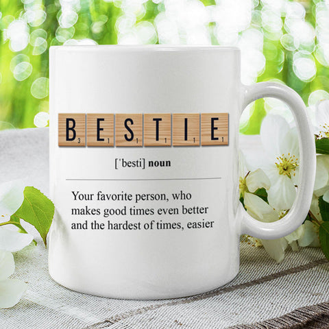 You Always Make Me Smile - Upload Image, Gift For Besties - Personalized Mug