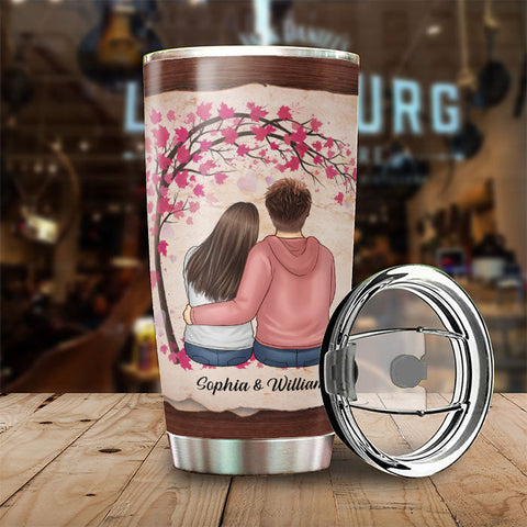Destiny Made Us A Couple, I Love You Forever And Ever - Gift For Couples, Personalized Tumbler