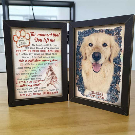 The Moment That You Left Me - Personalized Photo Folding Frames