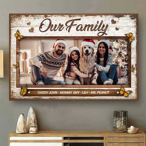 Together We Make A Family - Personalized Horizontal Poster