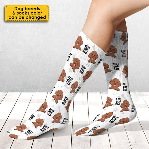 Best Parents Ever - Gift For Dog Lovers - Personalized Socks