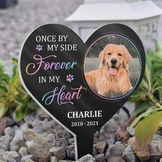 Forever In My Heart - Personalized Custom Acrylic Garden Stake