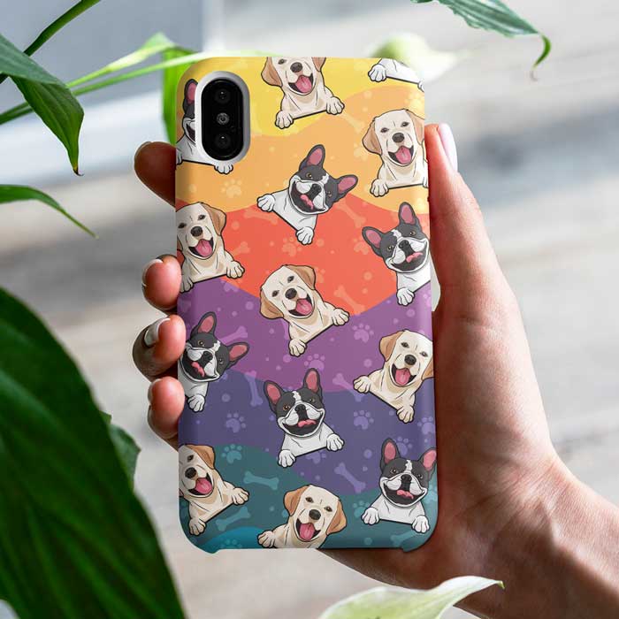 Wavy Vibrant Color - Gift For Pet Lovers - Personalized Phone Case