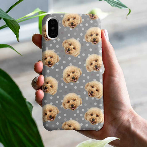 Colorful Dot - Upload Image, Gift For Pet Lovers - Personalized Phone Case