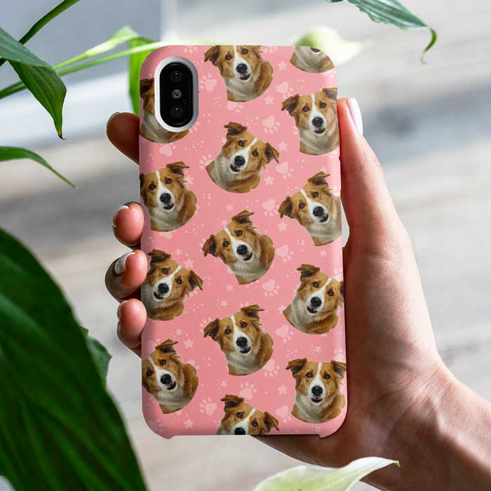 Colorful Paw - Upload Image, Gift For Pet Lovers - Personalized Phone Case