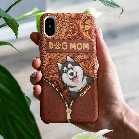 Mom Of Awesome Dogs - Gift For Dog Mom, Personalized Phone Case