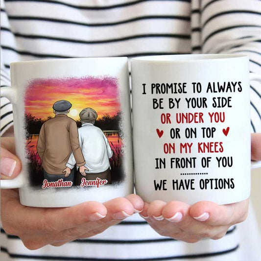 I Promise To Always Be By Your Side - Gift For Couples, Personalized Mug
