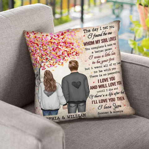 You Complete Me And Make Me A Better Person - Gift For Couples, Personalized Pillow (Insert Included)