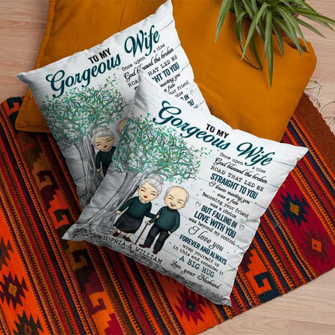 Falling In Love With You Was Beyond My Control - Gift For Couples, Personalized Pillow (Insert Included)