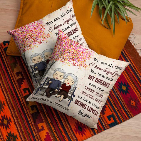 You Are All That I Have Longed - Gift For Couples, Personalized Pillow (Insert Included)