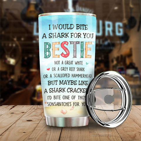 I Love You To The Ocean And Back - Gift For Bestie - Personalized Tumbler