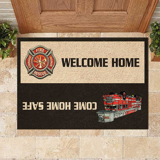 Come Home Safe - Funny Personalized Decorative Mat
