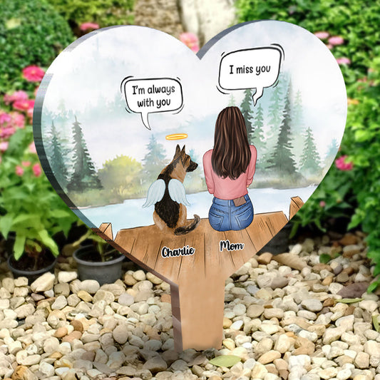 We Still Miss The Sound Of Your Paws - Personalized Custom Acrylic Garden Stake