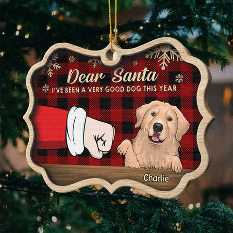 I'm Too Cute For the Naughty List - Personalized Shaped Ornament