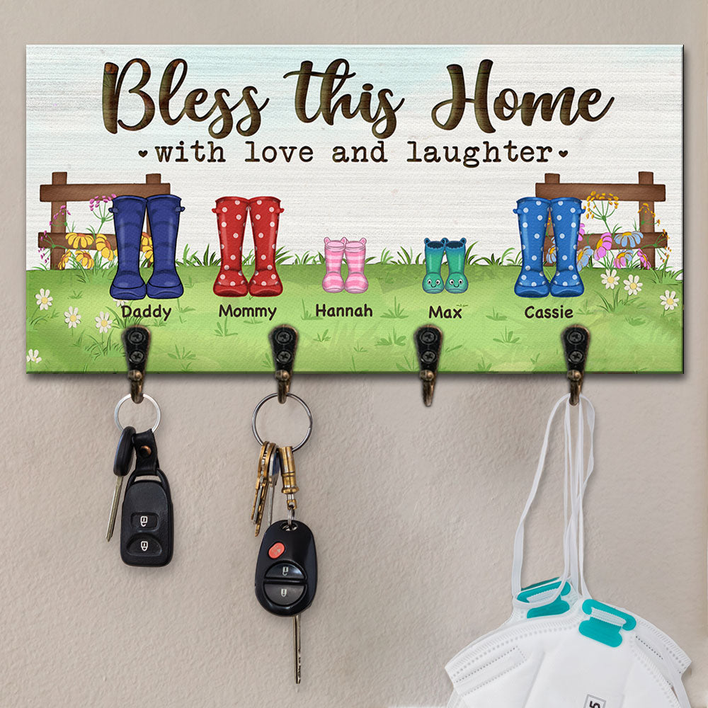 This Is Us, Our Life, Our Story, Our Home - Personalized Key Hanger, Key Holder - Gift For Family
