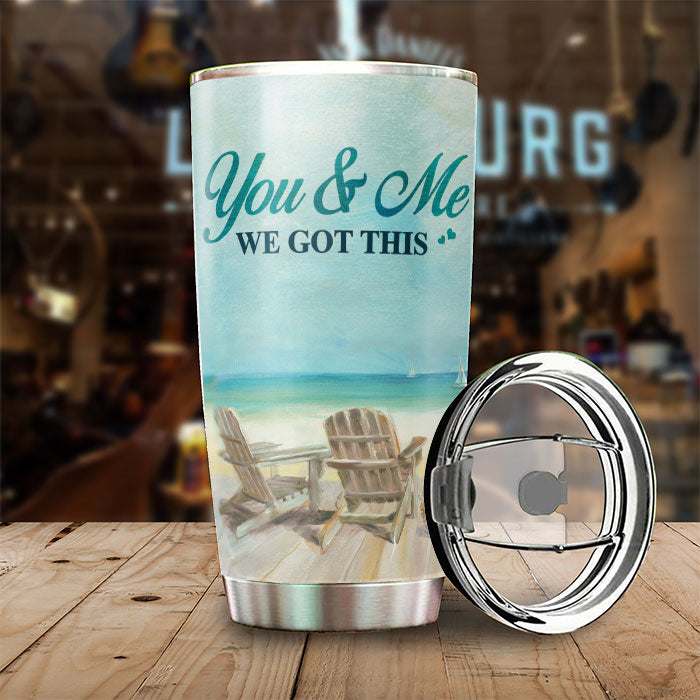 Our Life Ain't No Fairy Tale But Still You're My Queen Forever - Gift For Couples, Personalized Tumbler