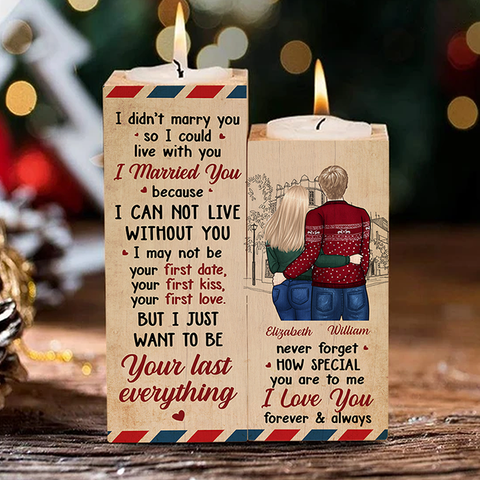 Never Forget How Special You Are To Me - Gift For Couples, Personalized Candle Holder