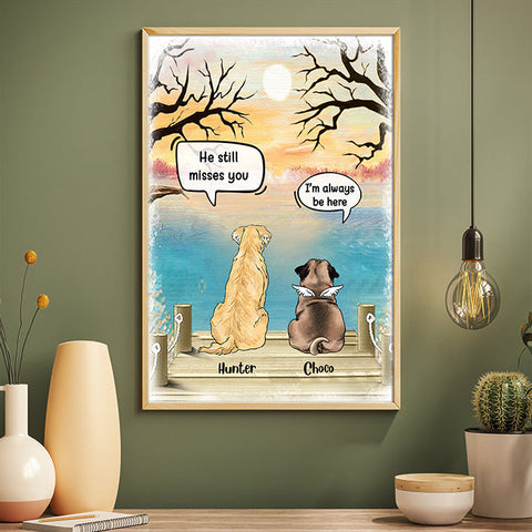 In Heaven - Still Talk About You - Personalized Vertical Poster