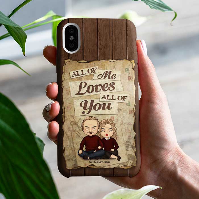 Cause All Of Me Loves All Love You - Gift For Couples, Husband Wife - Personalized Phone Case