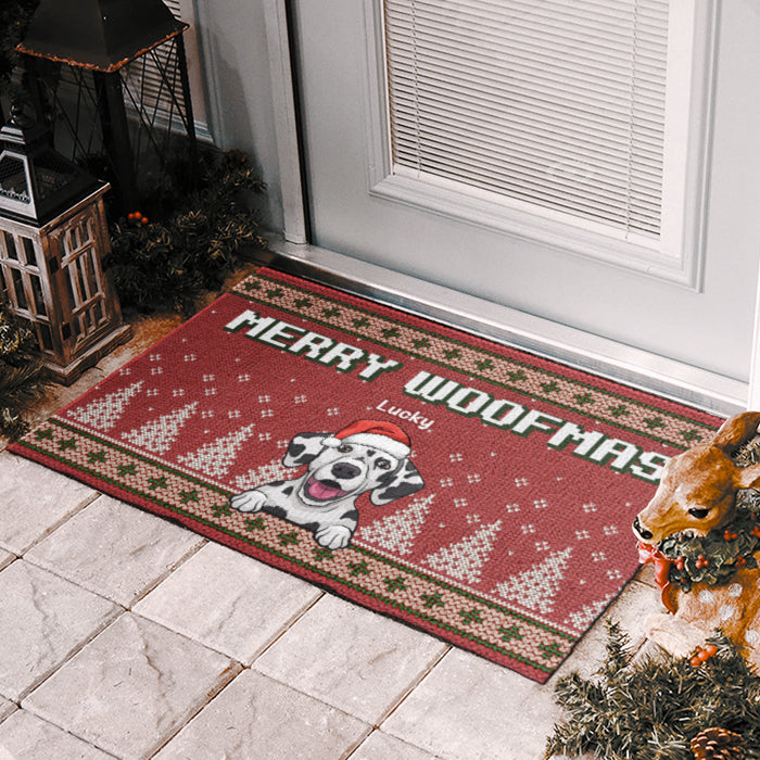 Merry Woofmas - Personalized Decorative Mat