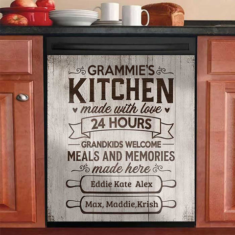 Grandma's Kitchen - Personalized Dishwasher Cover