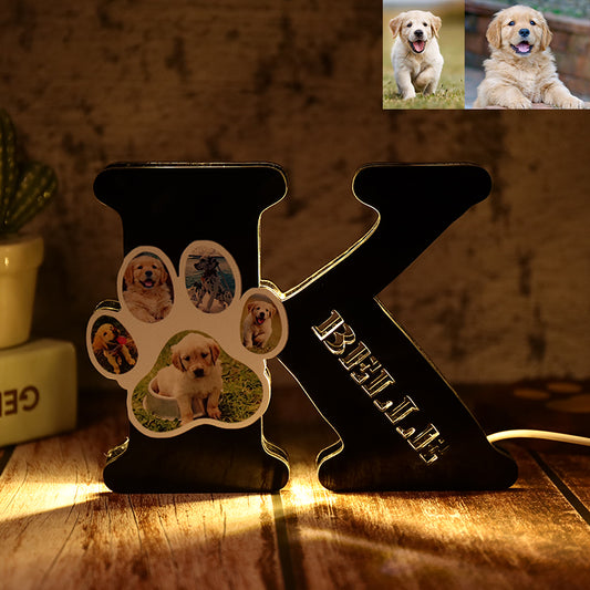 Customized Paw Letter Lights