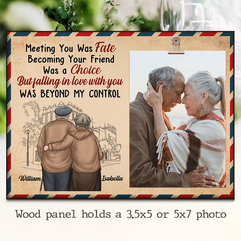 Falling In Love With You Was Beyond My Control - Gift For Couples, Personalized Photo Frame